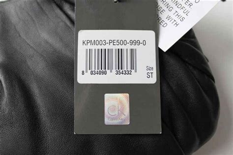 calvin klein serial number label